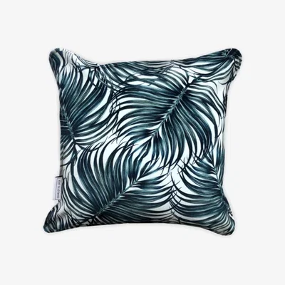 Tobias Oliver Charlotte Jade | Velvet Cushion | Summer Palm