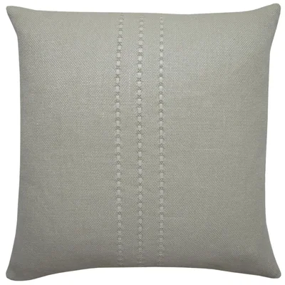 Tobias Oliver de Le Cuona | Cape Cushion With Leather Detail Frost
