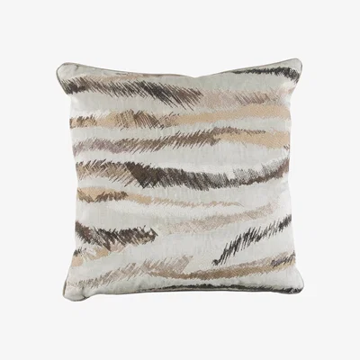Tobias Oliver Zinc Romo I Heavens Break Cushion | Vellum 60 x 60cm