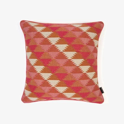Tobias Oliver Christopher Farr Cloth | Busy Lizzie Cushion | Hot Pink