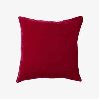 Tobias Oliver William Yeoward |Paddy Velvet Cushion Raspberry