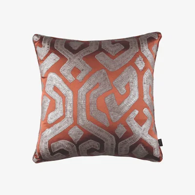 Tobias Oliver Zinc Romo I Dammuso Cushion | Ember 50x50cm