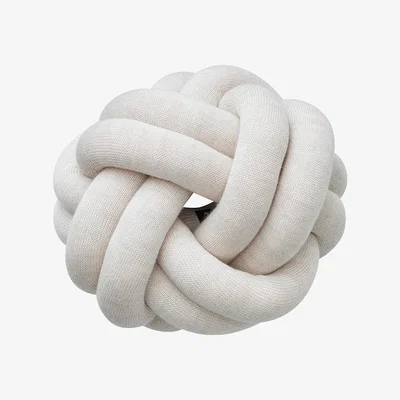 Tobias Oliver Design House Stockholm I Knot Cushion | Cream
