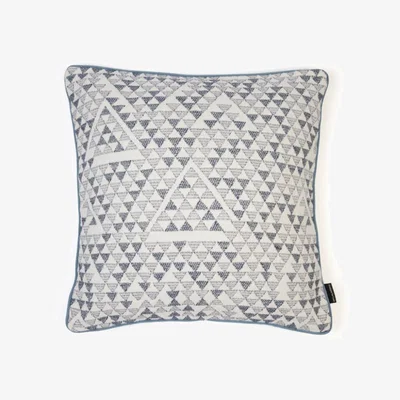 Tobias Oliver Christopher Farr Cloth | Camino Real Cushion | Indigo With Vertelli Blue Piping