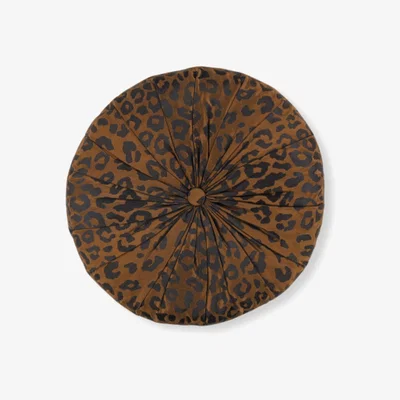 Tobias Oliver ROMO | Temperley London | Saskia 40cm x 7cm Circular Cushion | Copper