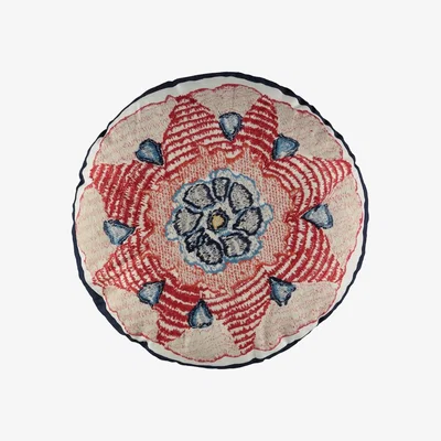 Tobias Oliver William Yeoward | Escaffo Circular Cushion Rouge