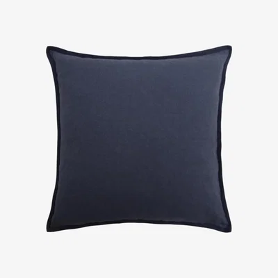 Tobias Oliver de Le Cuona | Artist Canvas Cushion With Suede Trim Night