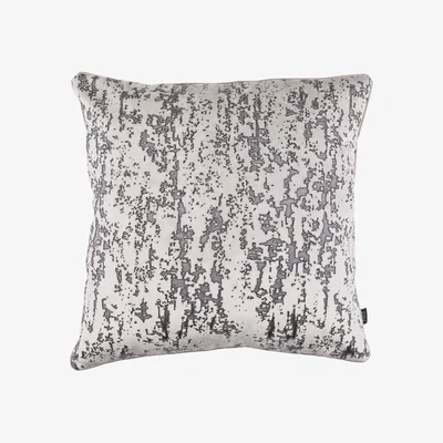 Tobias Oliver Zinc Romo I Grimaldi Cushion | Silver Grey 60x60cm
