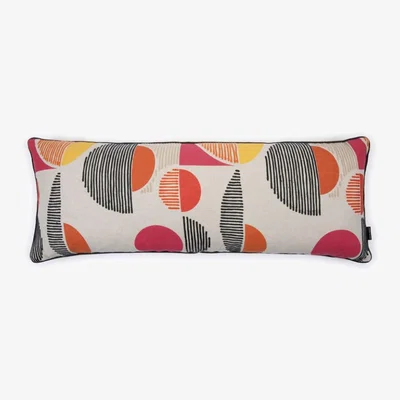 Tobias Oliver Christopher Farr Cloth | Galaxie Bolster Cushion | Hot Pink