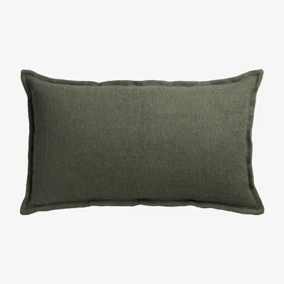 Tobias Oliver de Le Cuona | Classic Linen Cushion with Self Flange Pine