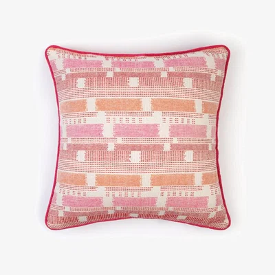 Tobias Oliver Christopher Farr Cloth | Loom Weave Cushion | Hot Pink
