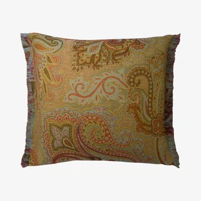 Tobias Oliver de Le Cuona | Dragonfly Cushion With Fringe Fire
