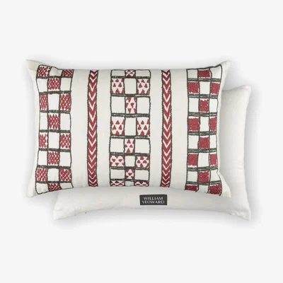 Tobias Oliver William Yeoward | Mancora Cushion Rouge
