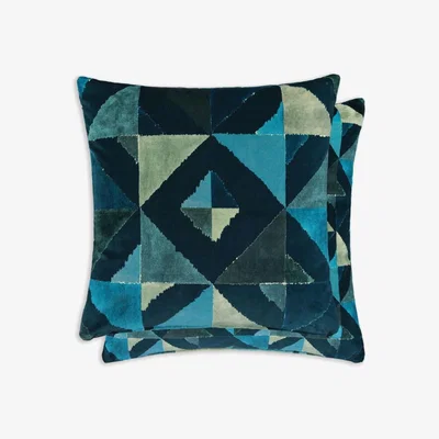 Tobias Oliver William Yeoward | Molino Cushion Indigo Cushion