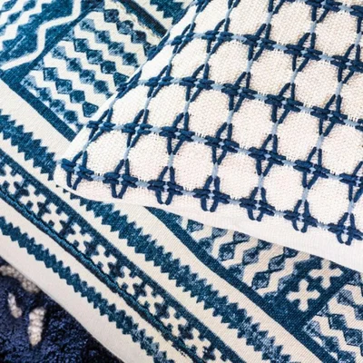 Tobias Oliver William Yeoward | Maliana Cushion | Denim