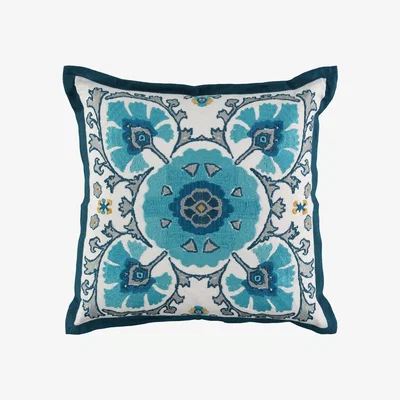 Tobias Oliver William Yeoward | Alexi Cushion Peacock