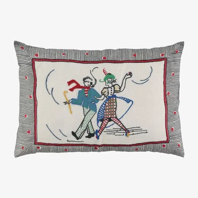 Tobias Oliver William Yeoward | Lambeth Walk Rouge Cushion