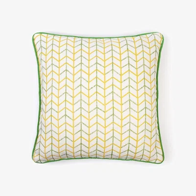 Tobias Oliver Christopher Farr Cloth | Small Way Lemon Cushion