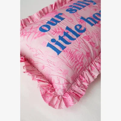 Urban Outfitters Urban Outfitters Our Silly Little Home Cushion - Pink ALL
