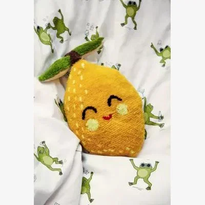 Urban Outfitters Mini Lemon Tufted Cushion - Yellow ALL at Urban Outfitters