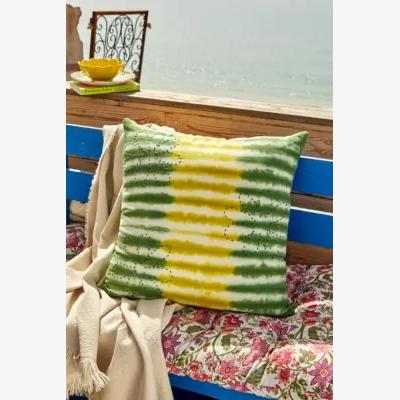 Urban Outfitters Green Kantha Throw Cushion - Green ALL at Urban Outfitters