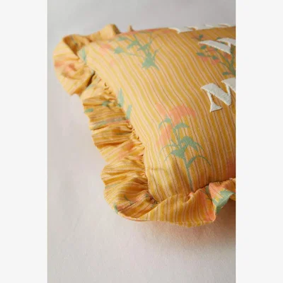 Urban Outfitters Urban Outfitters Home Is Where The Cat Is Cushion - Yellow ALL