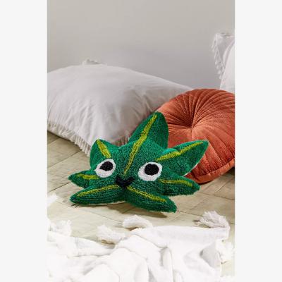 Urban Outfitters Leaf Buddy Cushion - Green ALL at Urban Outfitters