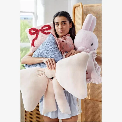 Urban Outfitters Bless This Mess Mini Cushion - Pink ALL at Urban Outfitters