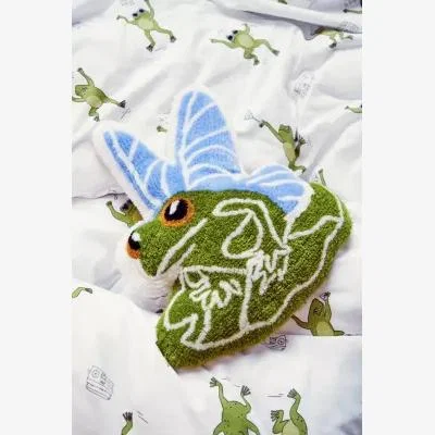 Urban Outfitters Urban Outfitters Froggy Fairy Tufted Cushion - Light Green ALL