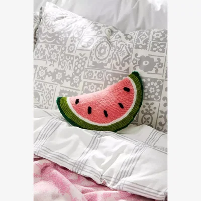 Urban Outfitters Mini Watermelon Tufted Cushion - Pink ALL at Urban Outfitters