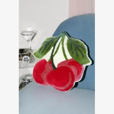 Urban Outfitters Urban Outfitters Cherry Cushion - Pink ALL