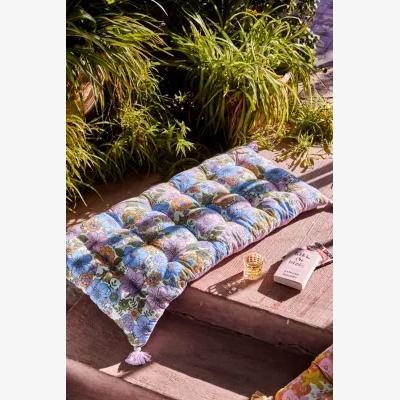 Urban Outfitters Marnie Floral Print Floor Cushion 61cm x 122cm at Urban Outfitters