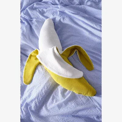 Urban Outfitters Banana XL Cushion - Yellow 16cm x 75cm at Urban Outfitters