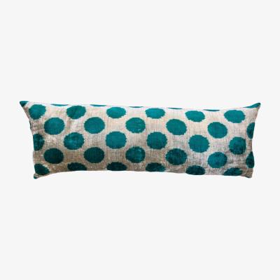 Wolf & Badger Blue Turquoise Spot Xl Bolster Cushion Punica