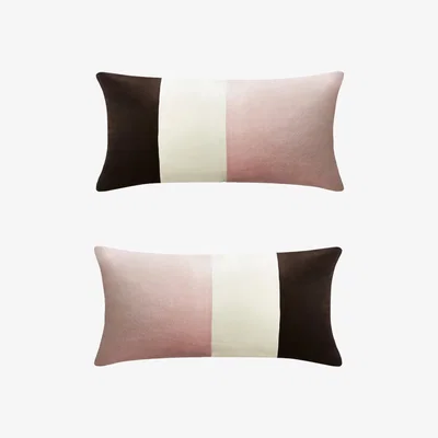 Wolf & Badger Pink / Purple Bedroom Cushion - Pink & Purple Lo Decor