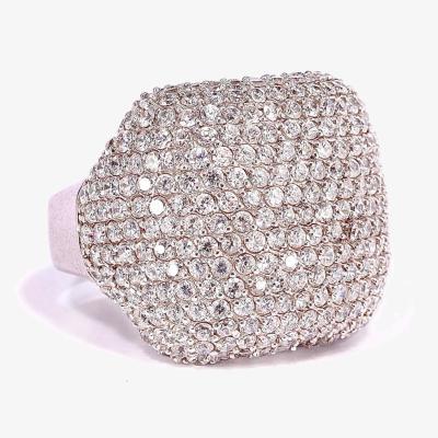 Wolf & Badger Women's Cushion Silver Ring | Mineralgems ✩ Studio