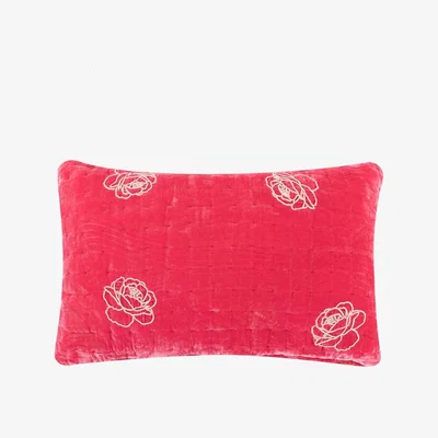 Wolf & Badger Oblong Rosa Cushion French Rose One Size The Annam House
