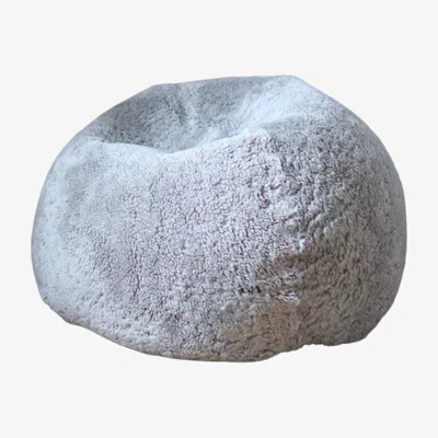 Wolf & Badger Neutrals Sheepskin Beanbag Small Swedish Mole Owen Barry
