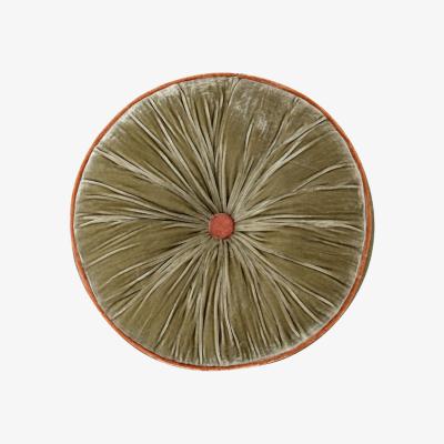 Wolf & Badger Holiday Pumpkin Cushion - Sage Green X Coral The Annam House