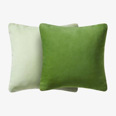Wolf & Badger Nabucco Reversible Cushion - Green One Size Fameed Khalique Ltd