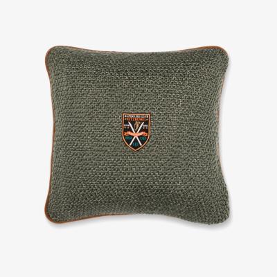 Wolf & Badger Green Gruner Baum Square Cushion By Mindthegap