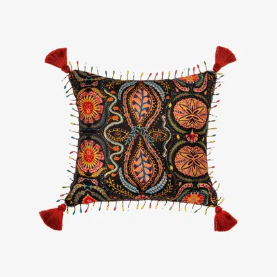 Wolf & Badger Soul Sacrifice Square Cushion By Mindthegap