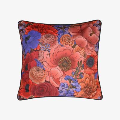 Wolf & Badger The Winter Floral Cushion - 45X45Cm Emily Carter