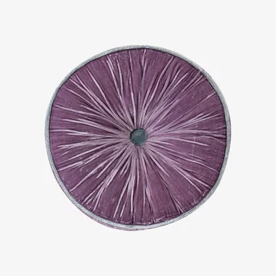 Wolf & Badger Pink / Purple Holiday Pumpkin Cushion - Lilac X Duck Egg The Annam House