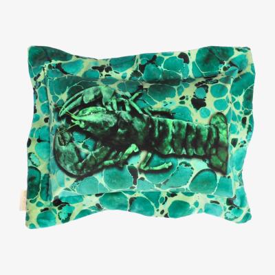 Wolf & Badger Green Cammarus Diesel Cushion Wildmore