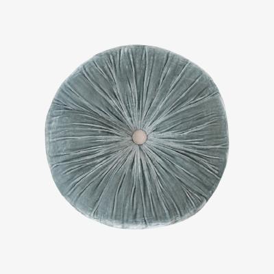 Wolf & Badger Pumpkin Lush Velvet Cushion - Large - Duck Egg The Annam House