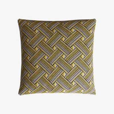 Wolf & Badger Yellow / Orange Rock Collection Cushion Mustard Lo Decor