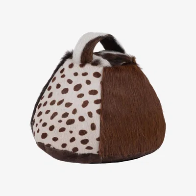 Wolf & Badger Cowhide Doorstop Multi Brown - Chairman Xl Owen Barry
