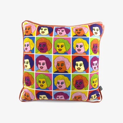 Wolf & Badger Marilyn Monroe Velvet Cushion David Watson