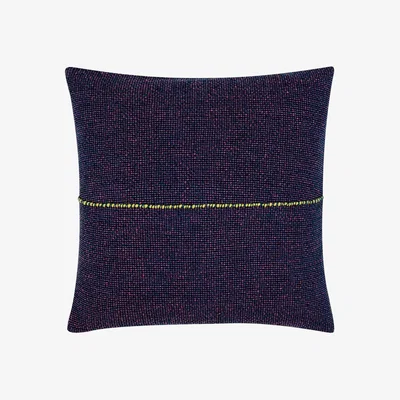 Wolf & Badger Integrate Handwoven Dark Pink Cushion Zuzunaga